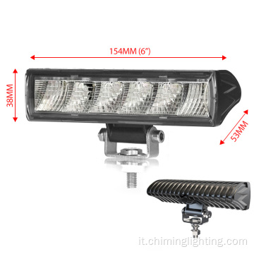 Barra di luci da lavoro a LED da 6 pollici da 18 W per moto fuoristrada 4x4 trattore camion ATV